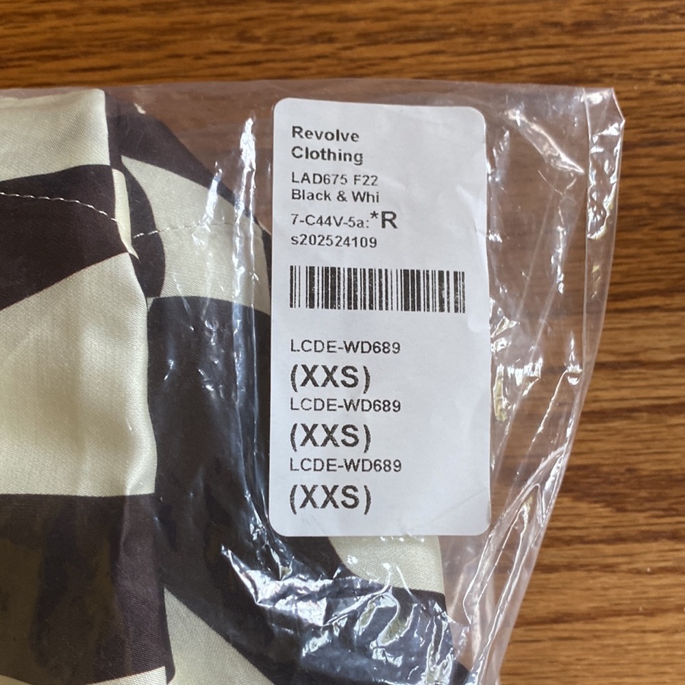Maja L’Academie Mini Dress in Black & White Geo. Size XXS. NWT. NEW IN BAG - Picture 10 of 10